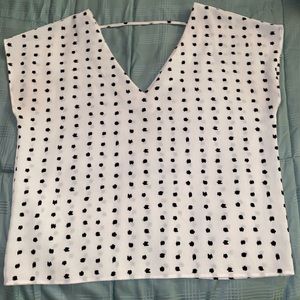 ✅Forever 21 Polka Dot Blouse size SMALL